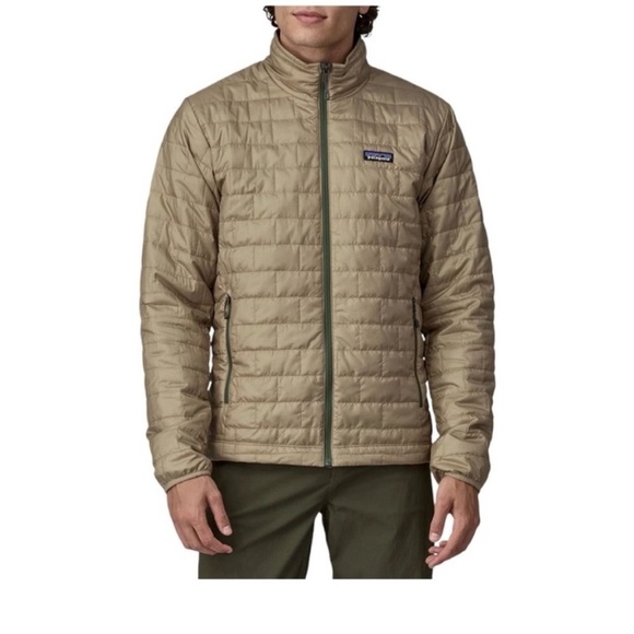 Patagonia Men’s XXL Nano Puff Jacket Seabird Grey Tan NWT Puffer Puffy - Picture 8 of 10